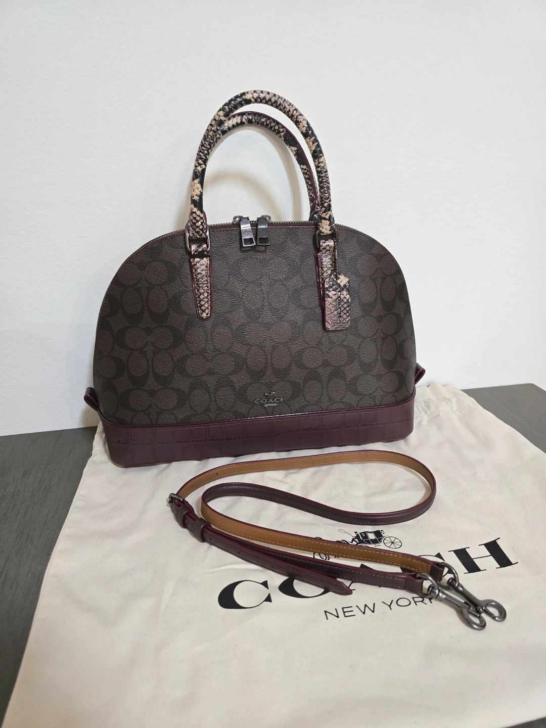 Coach Signature Monogram Dome