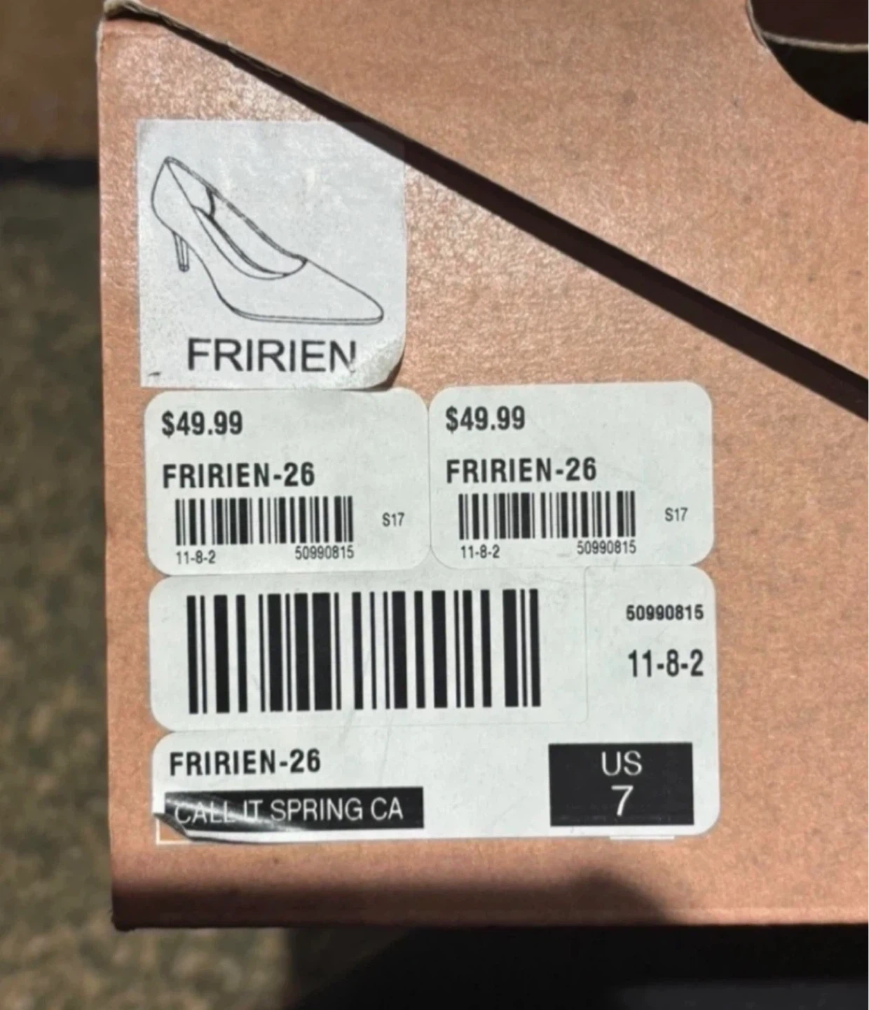 Call It Spring FRIEN Black Glitter Heels - US Size 7 - photo 2