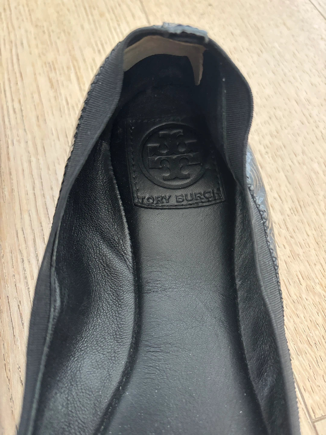 Tory Burch Black Patent Leather Ballet Flats - Size 10M - photo 3