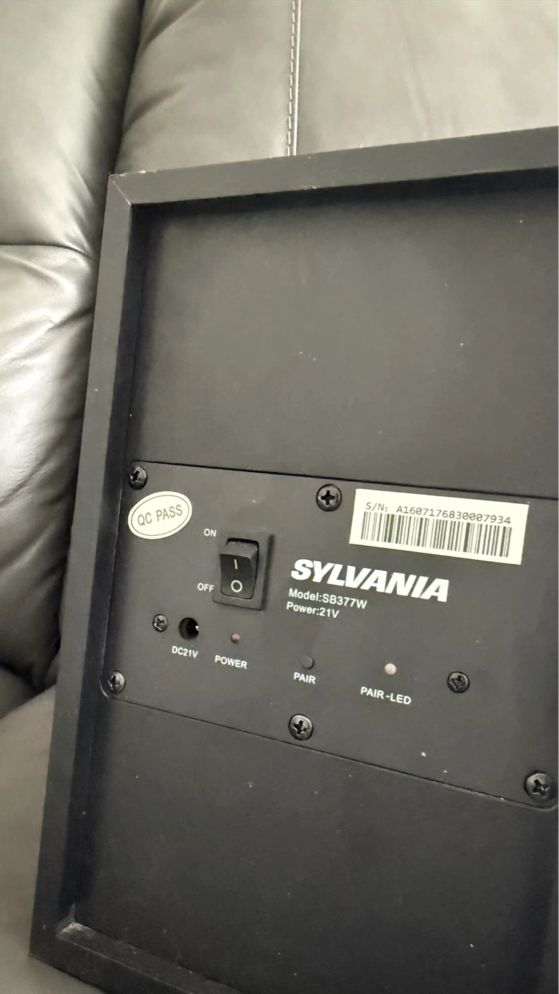 Sylvania SB377W Subwoofer - photo 3
