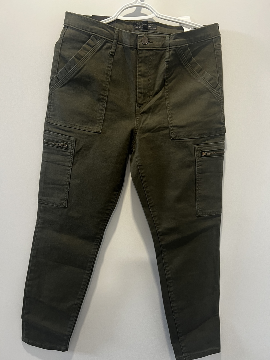 Banana Republic High Rise Skinny Cargo Pants - Size 30/10 Petite