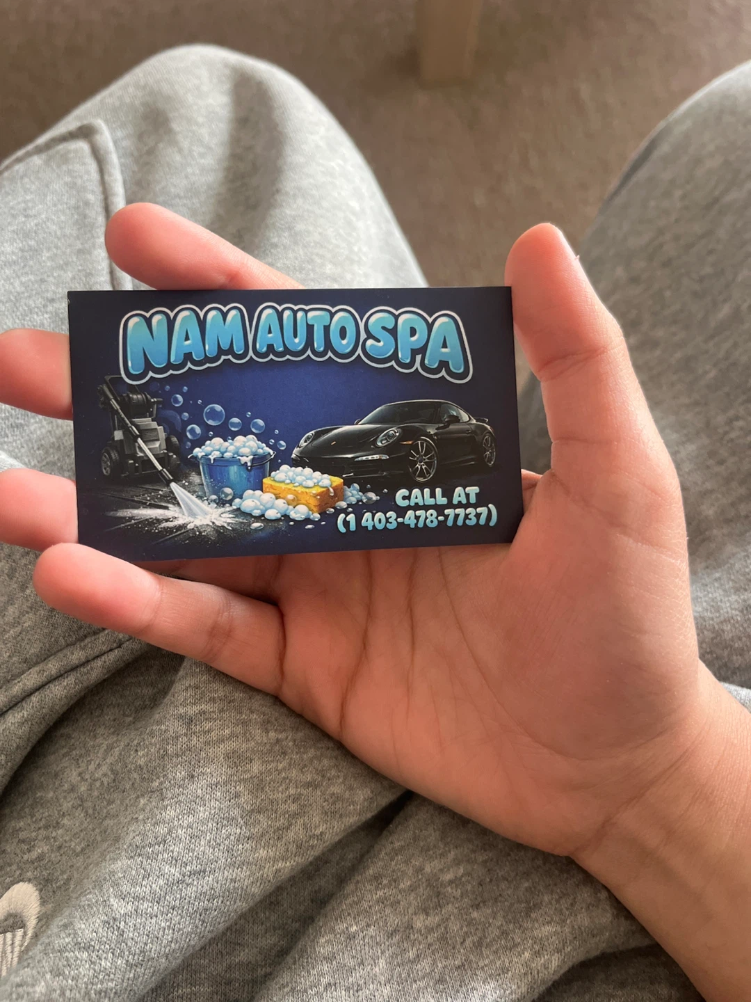 Nam Auto Spa Business Card