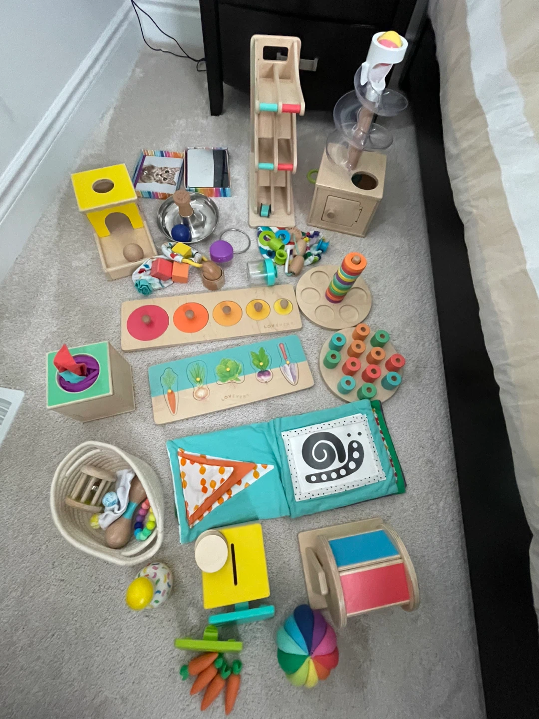 Lovevery - Wooden Baby & Toddler Toy Lot