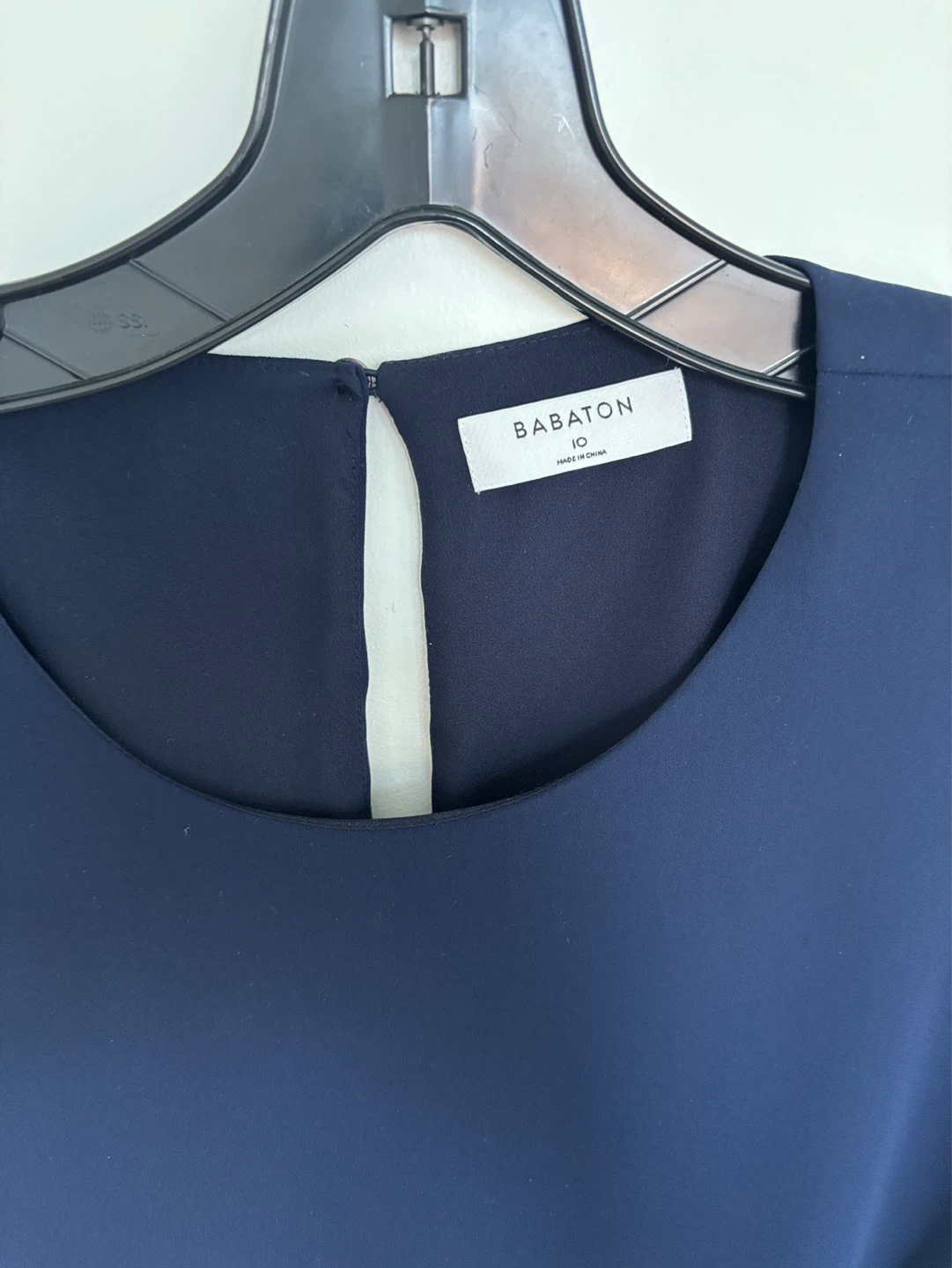 Babaton navy blue cutout midi dress - photo 3