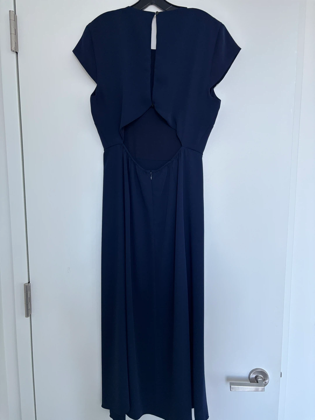 Babaton navy blue cutout midi dress - photo 4