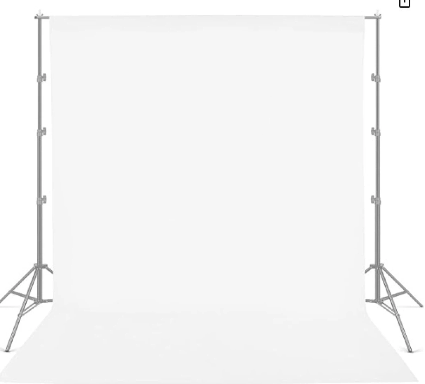 10x 10 White Photography Backdrop