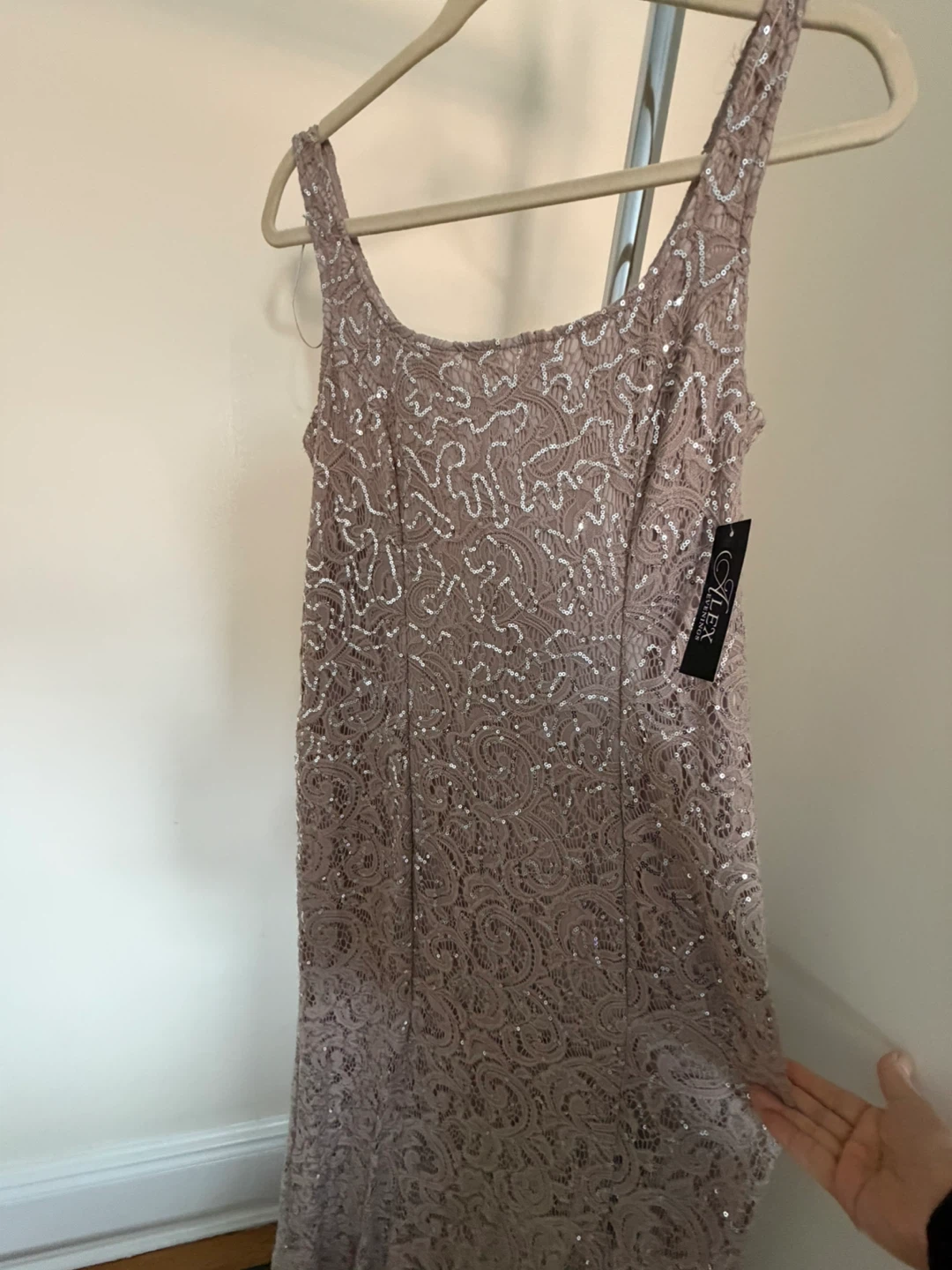 Alex Evenings Lace Sequin Dress & Bolero Set - photo 2