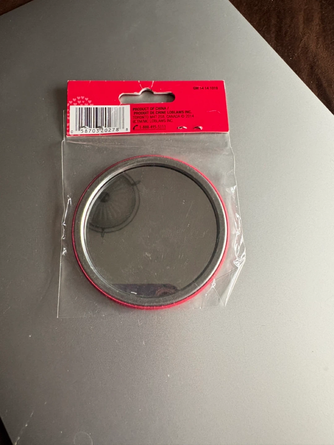 Pink Heart Pocket Mirror - photo 2