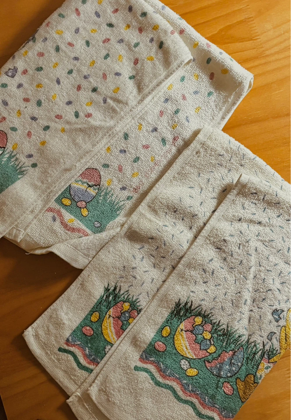 Vintage Easter Hand Towels - Set of 2 - photo 4