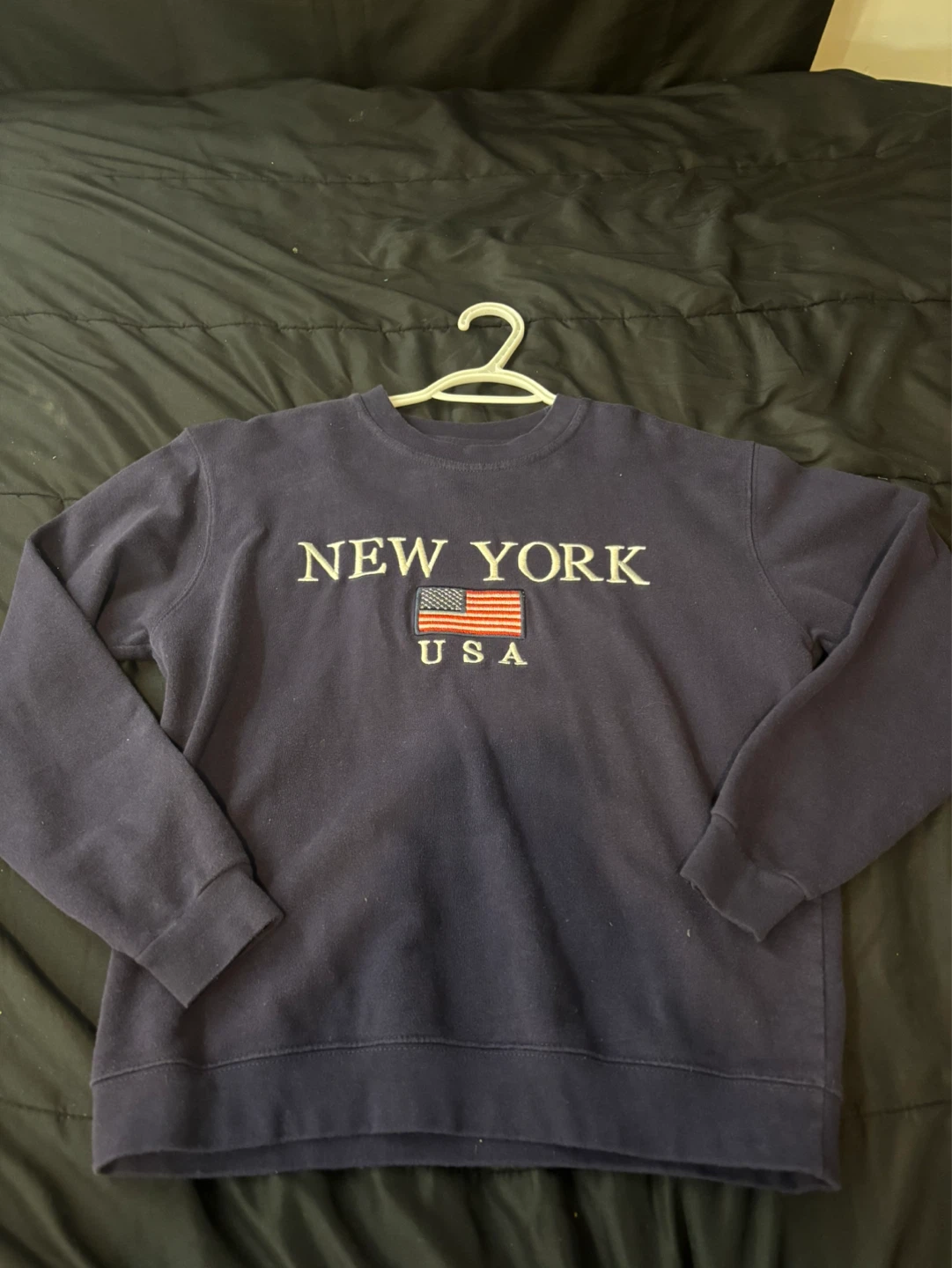 Navy Blue "New York USA" Sweatshirt