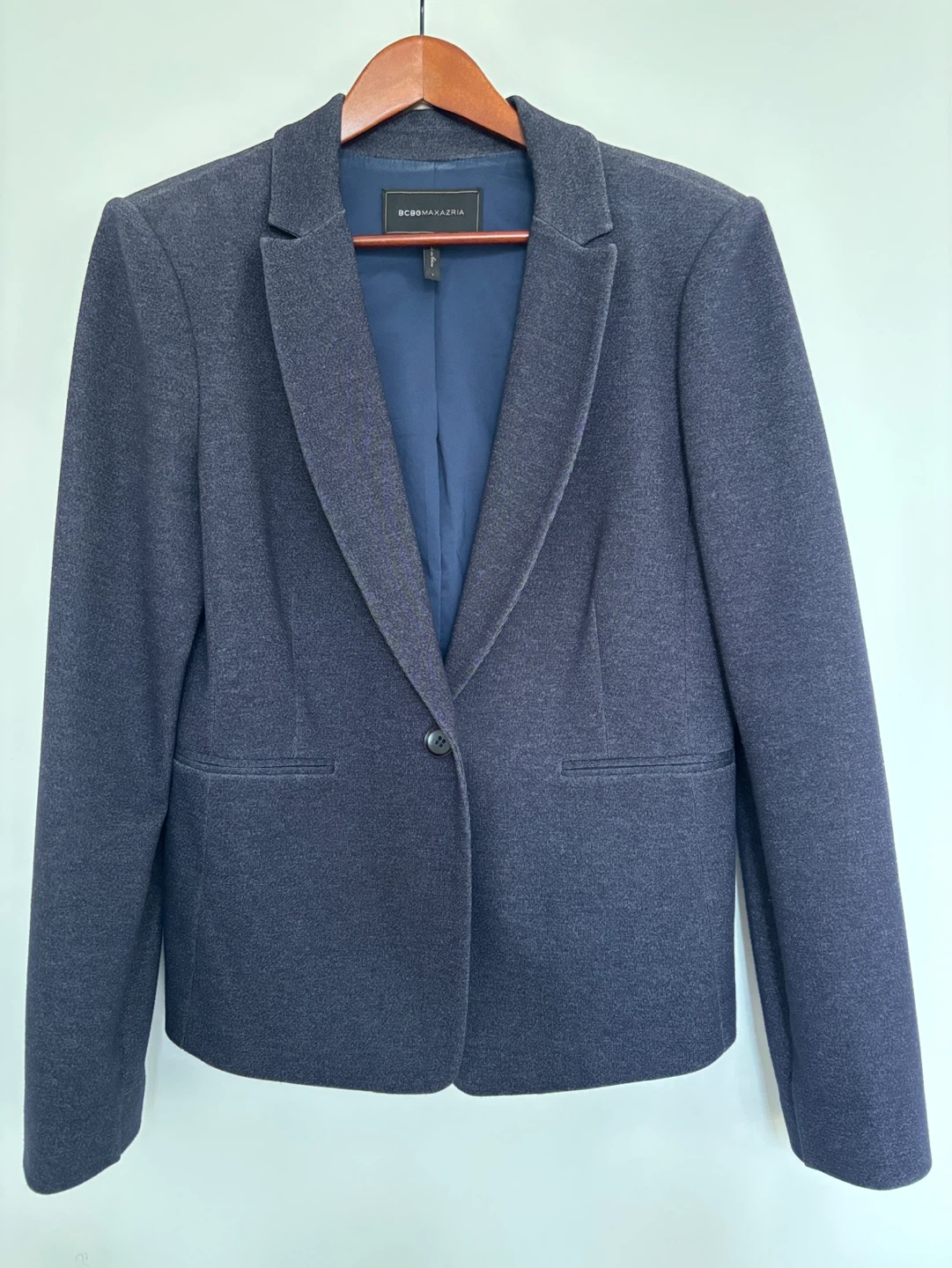 BCBGMAXAZRIA Navy Blue Blazer