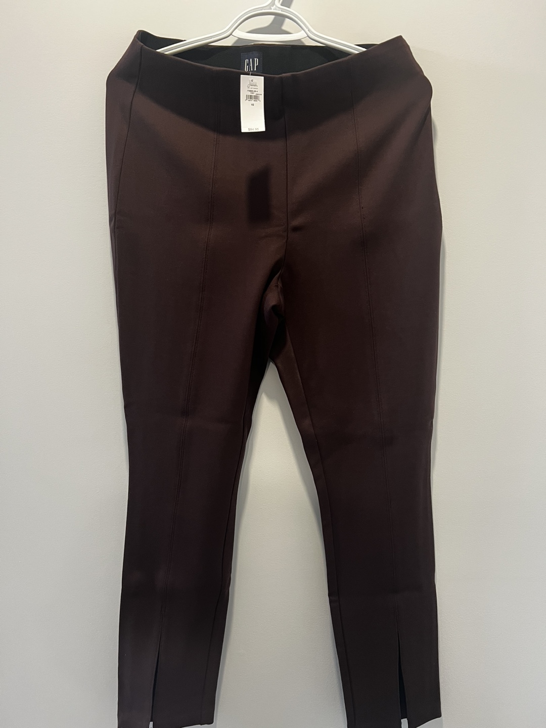 NEW GAP Women's Maroon Stretch Pants Size 10