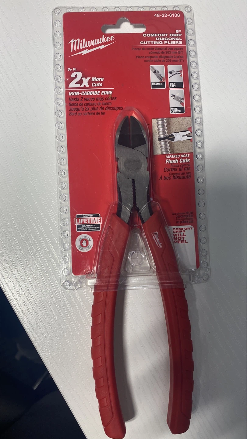 Milwaukee Tool 8-Inch Diagonal Cutting Pliers