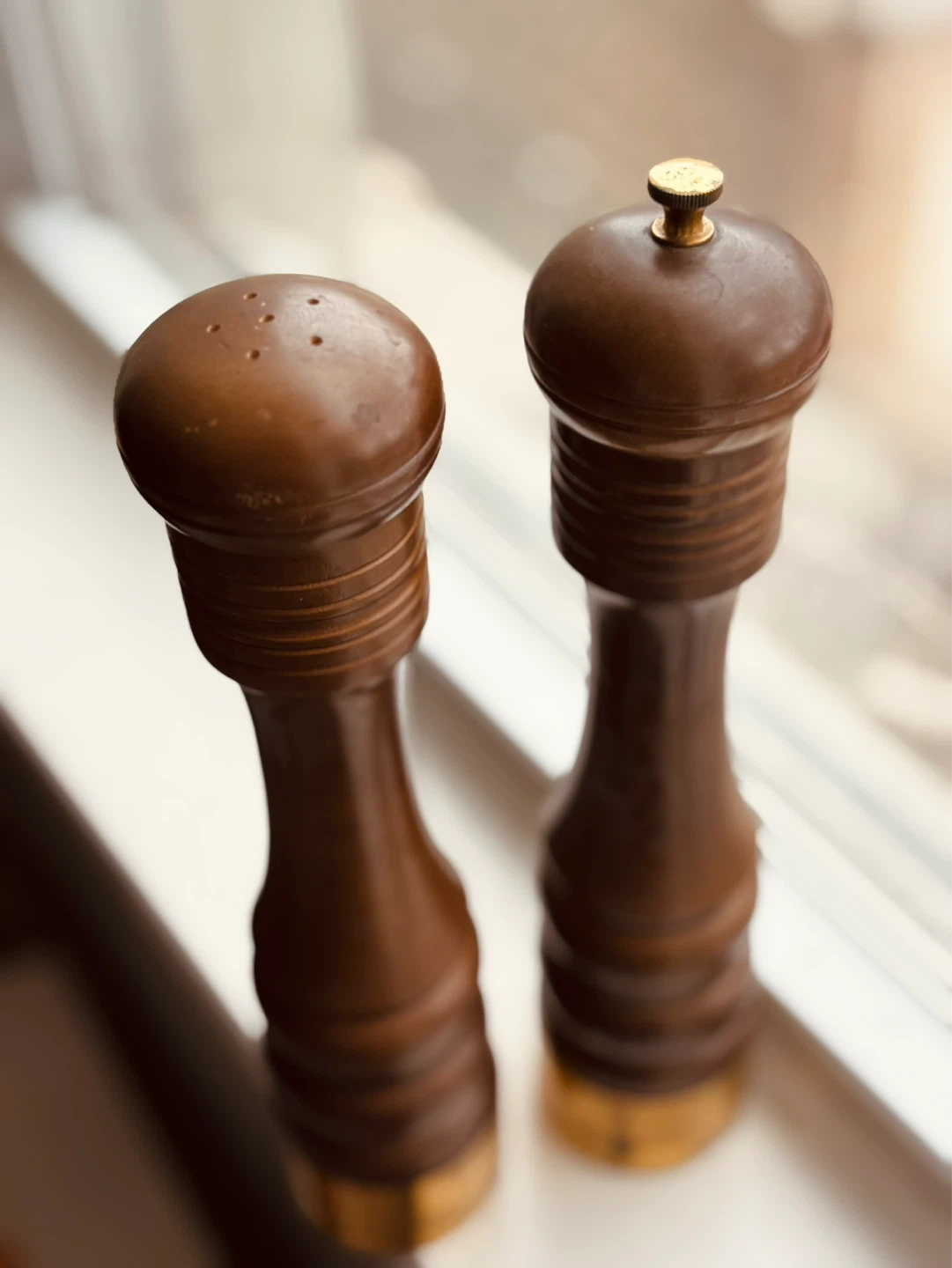 Vintage Salt Shaker and Pepper Grinder