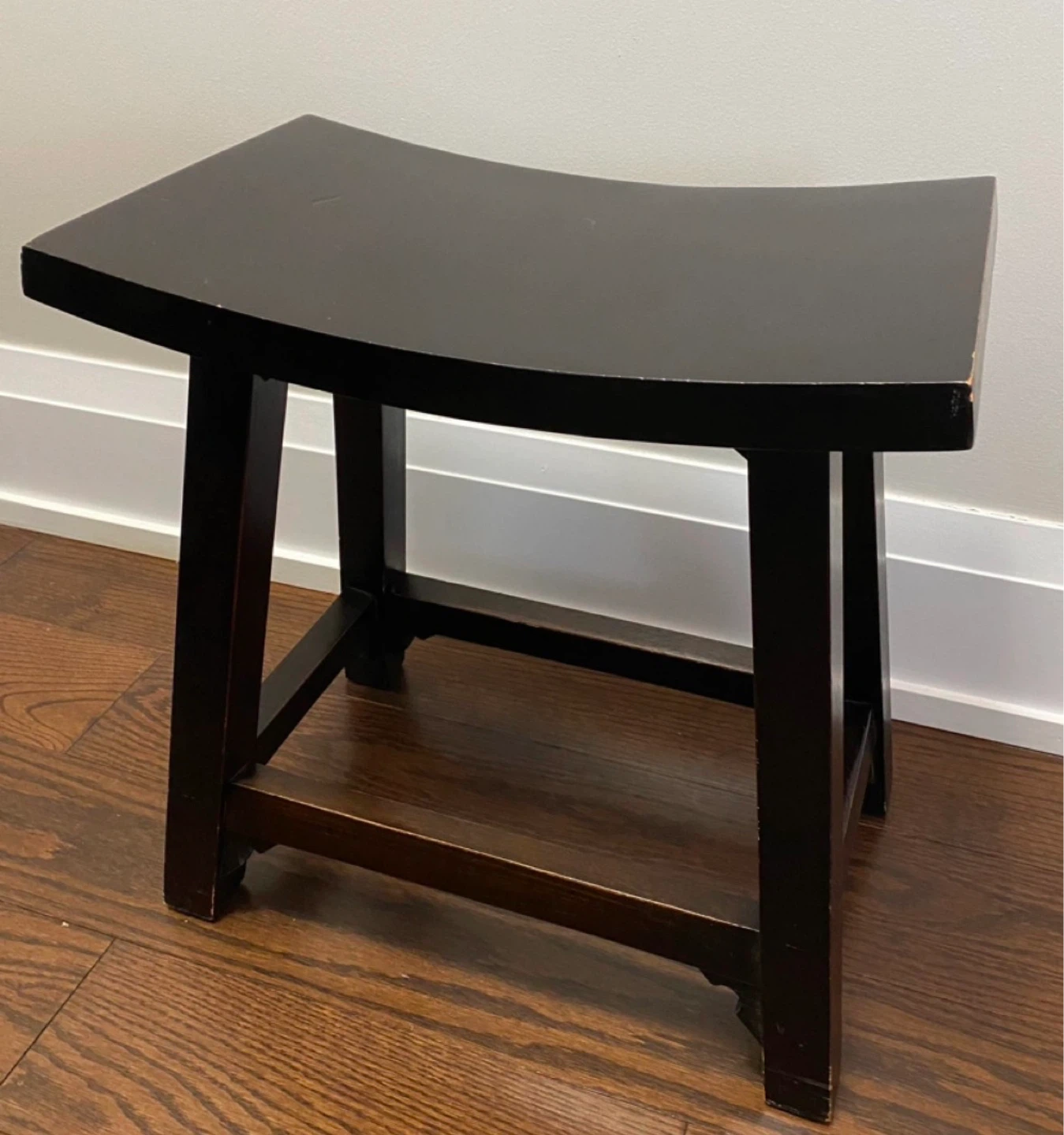 Target Dark Wood  Bench Stool