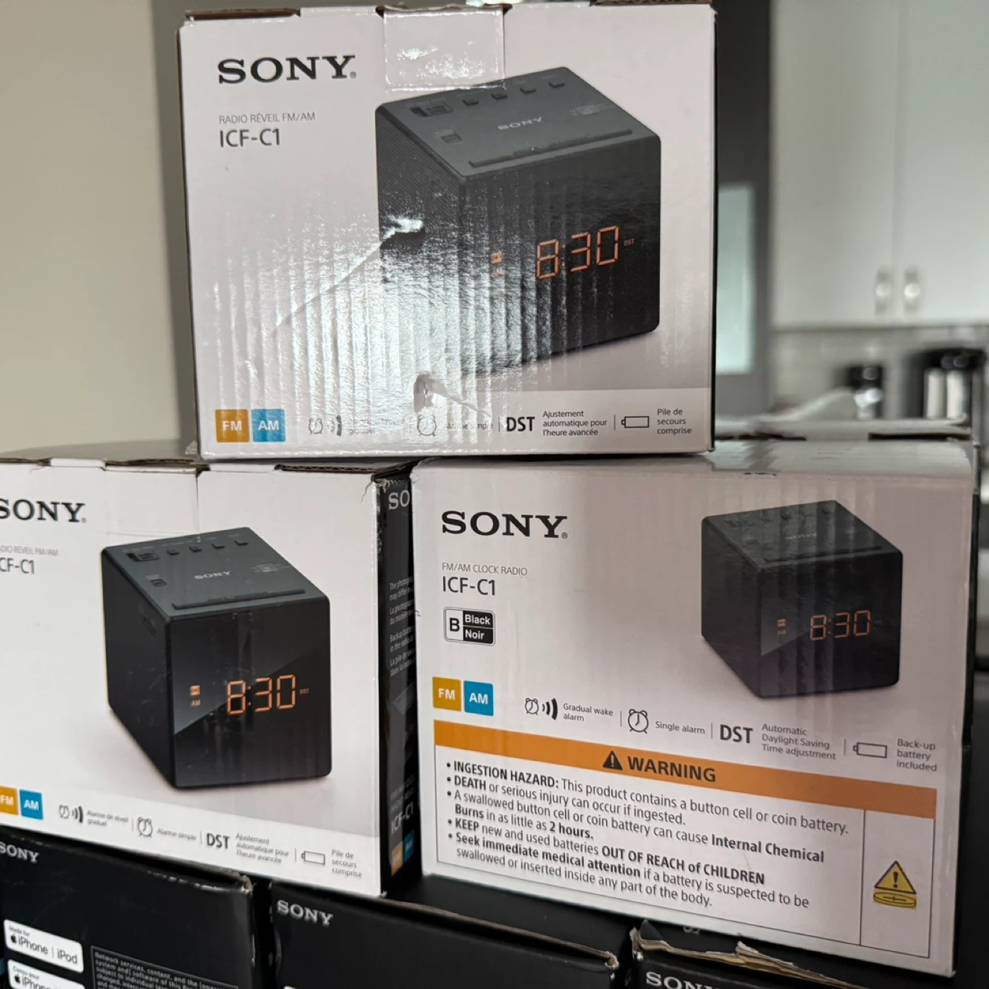 SONY ICF-C1 FM/AM Clock Radio - photo 2