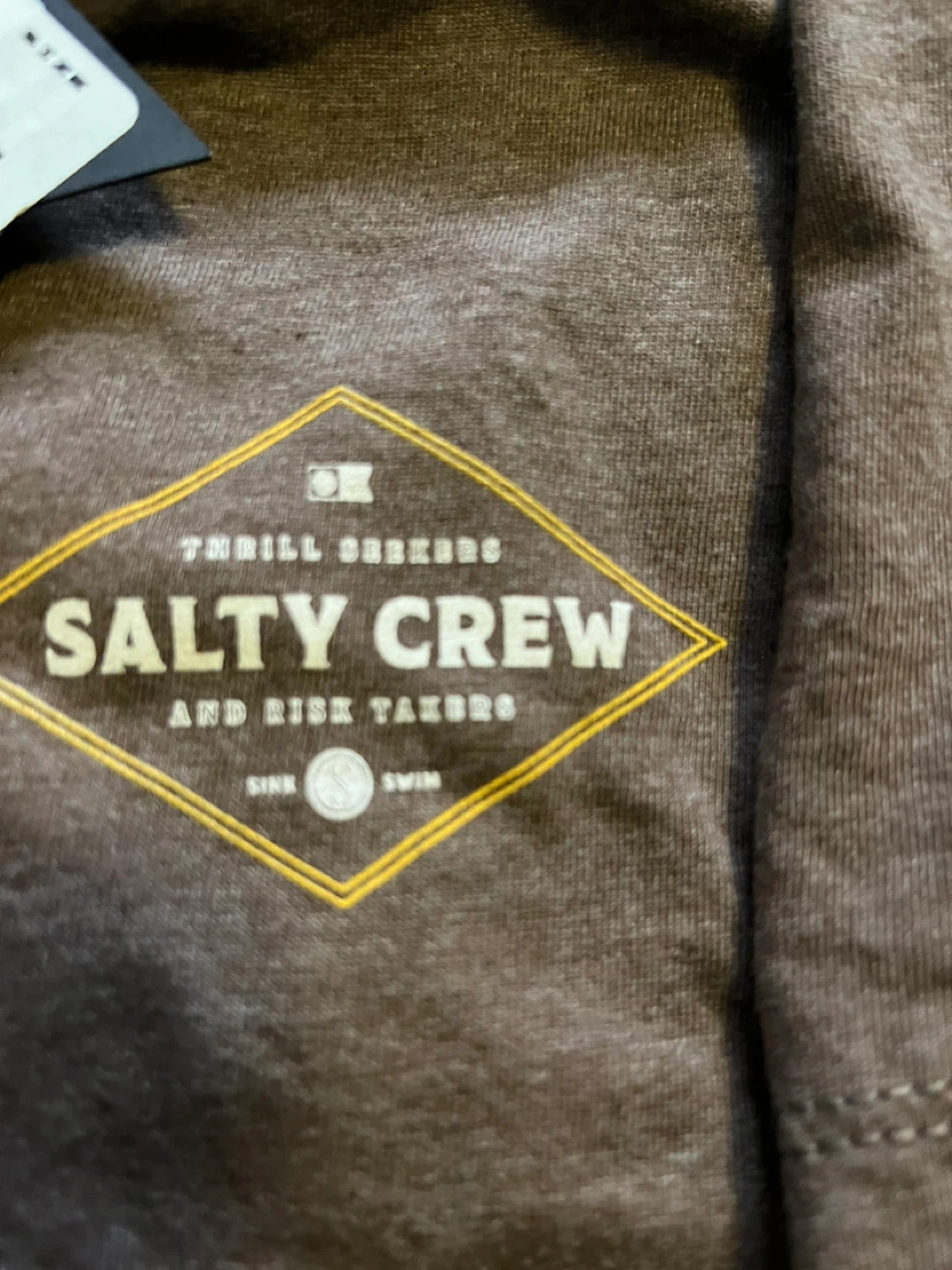 Salty Crew Classic T-Shirt Medium Brown - photo 4