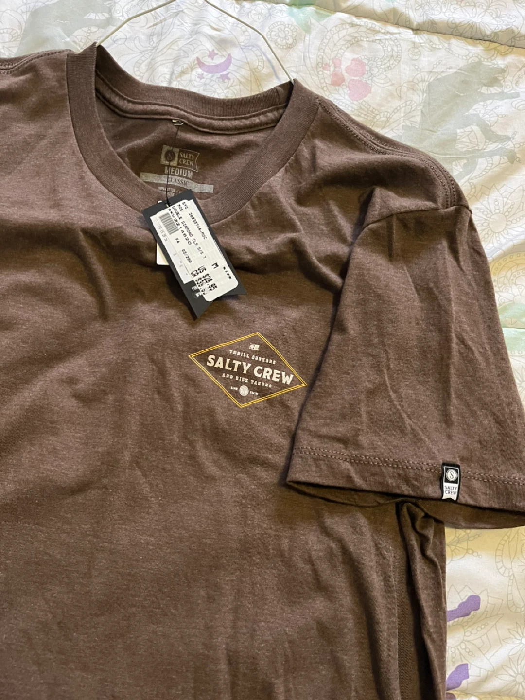 Salty Crew Classic T-Shirt Medium Brown