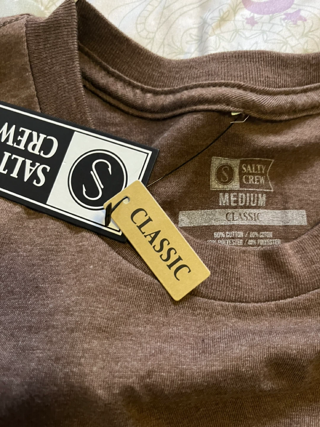 Salty Crew Classic T-Shirt Medium Brown - photo 2