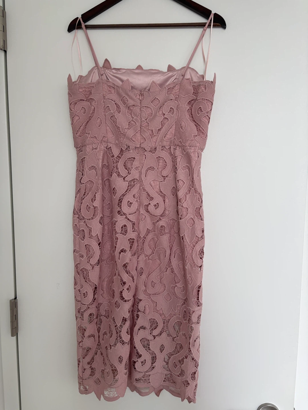 Bardot Lace Sheath Dress - Pink - AUS/UK 14 - photo 2