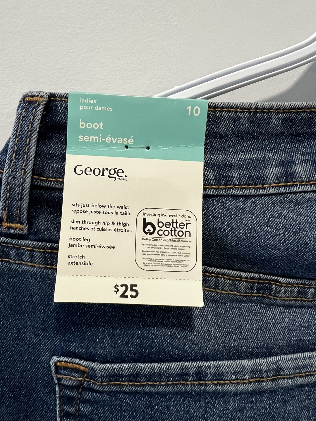 NEW George Ladies Boot Leg Stretch Jeans - photo 2