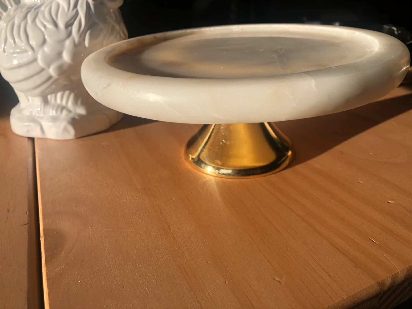 NEW Stainless Steel Pan,Soap Dispenser & Marble Cake Stand - photo 4
