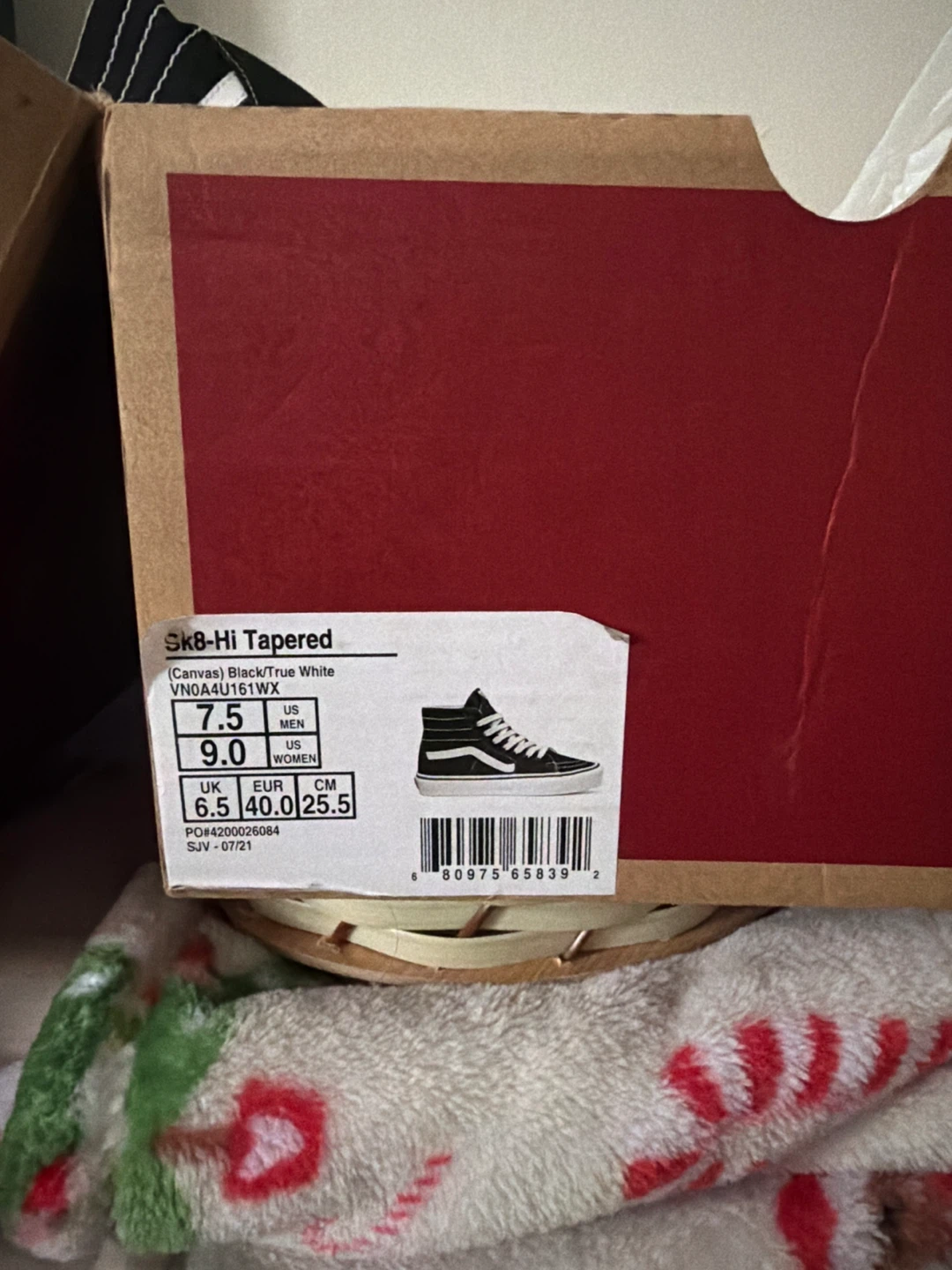 Vans Sk8-Hi Black White Sneakers - photo 2