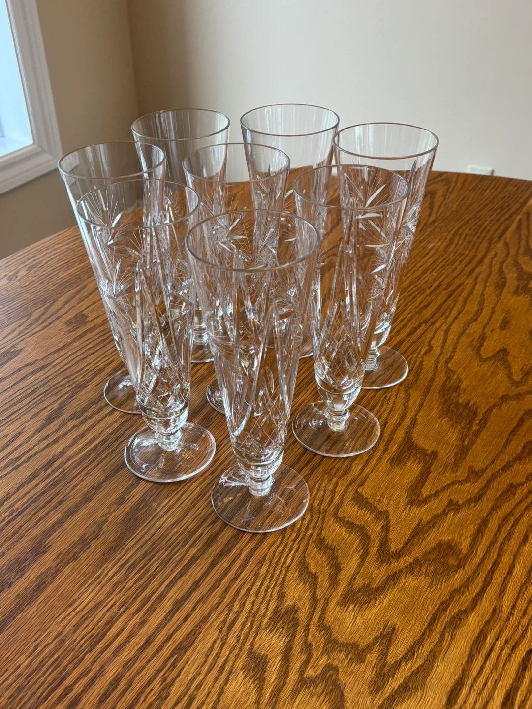 Pinwheel Crystal Glasses