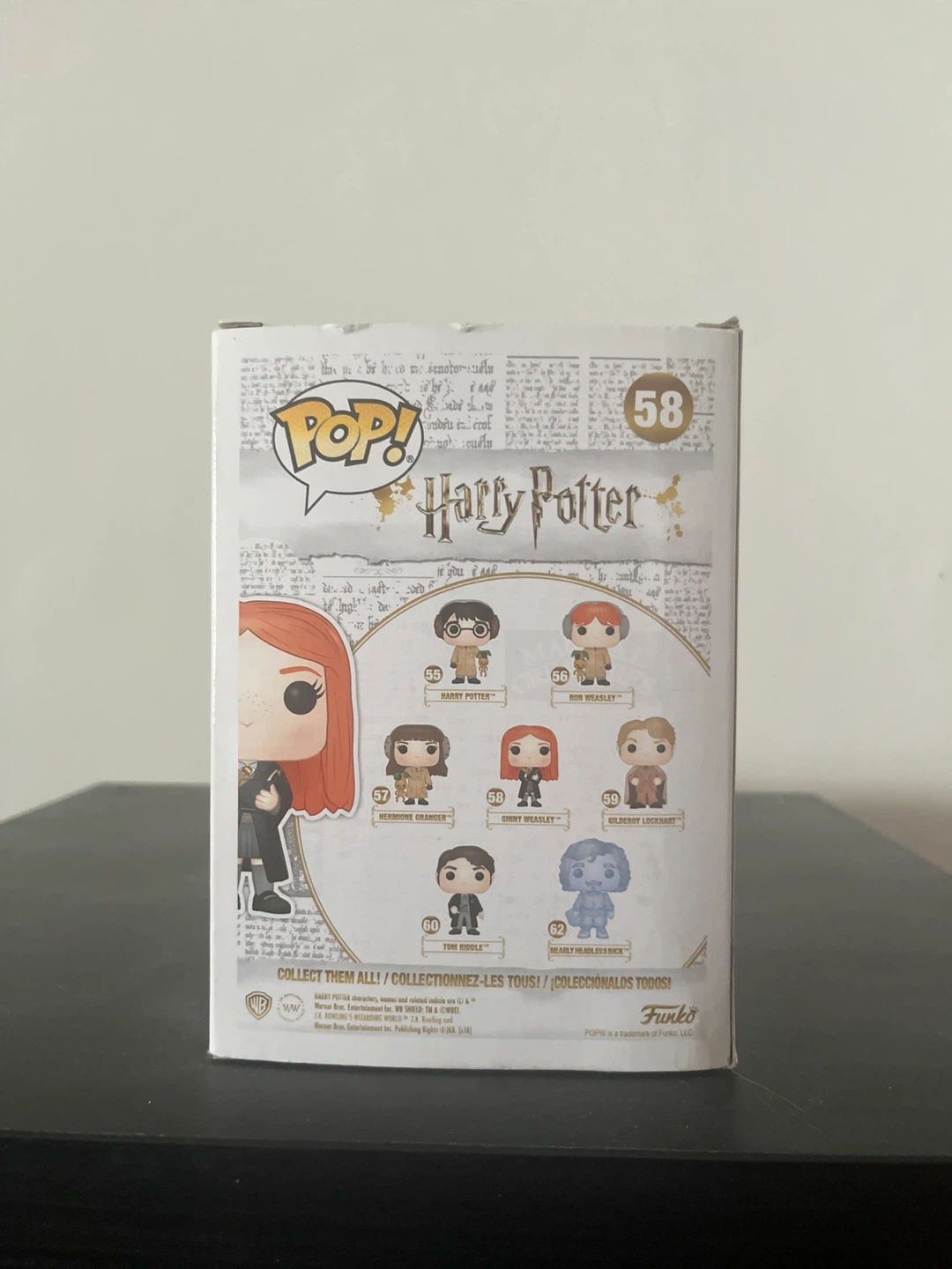 Funko Pop! Harry Potter Ginny Weasley #58 Vinyl Figure - photo 3