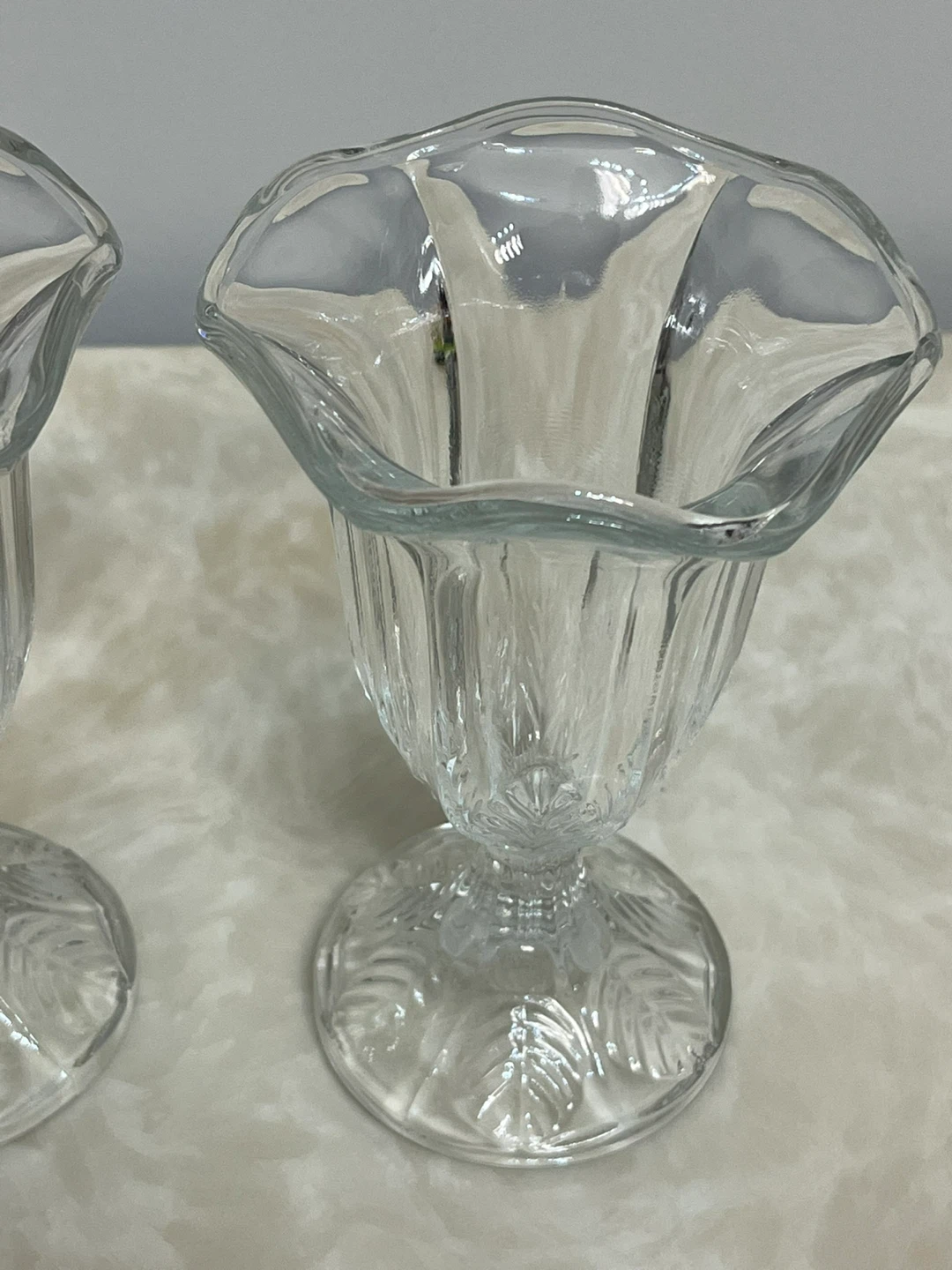 Set of 4 Clear Glass Sundae Dishes - photo 4