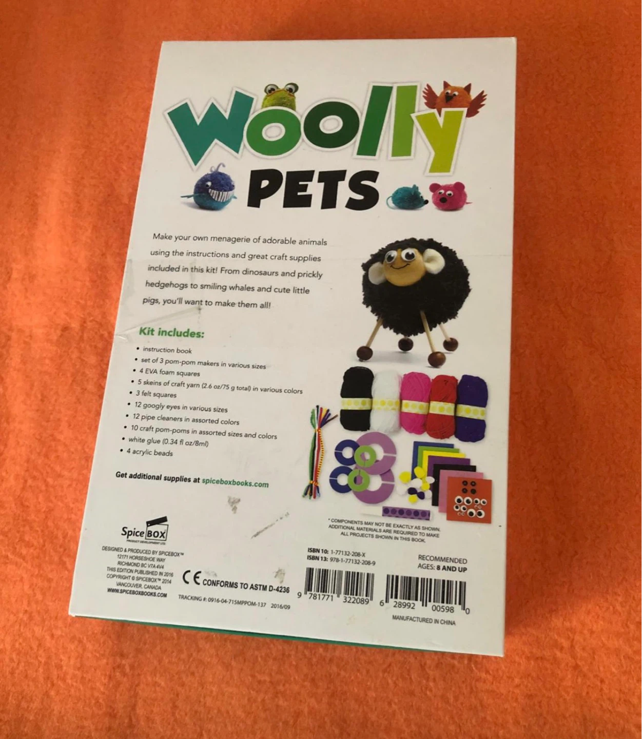 Woolly Pets Craft Kit - Make Your Own Yarn Animals - photo 2