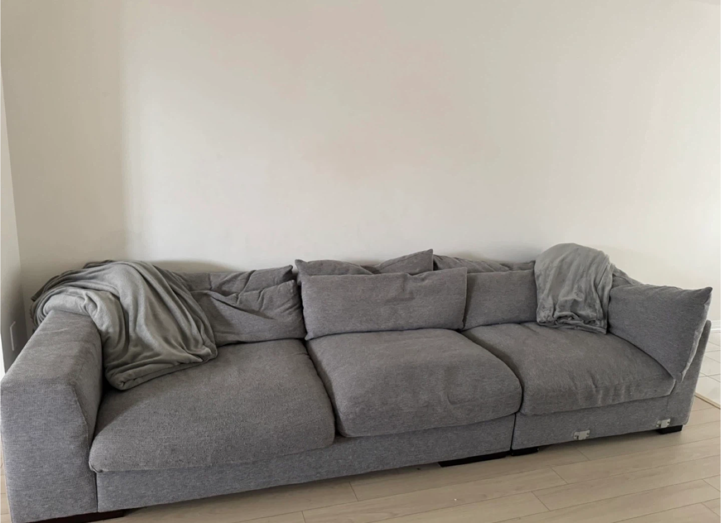 Grey Sectional Sofa - photo 2