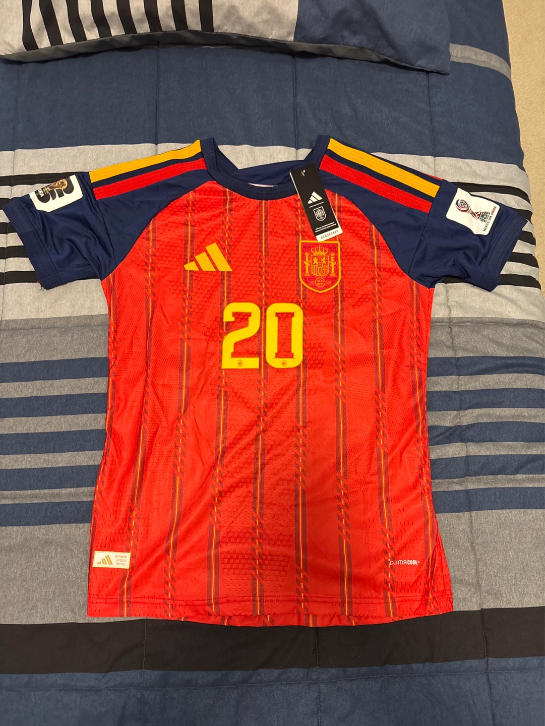 1:1 Adidas Spain 2026 FIFA World Cup Jersey - Pedri #20