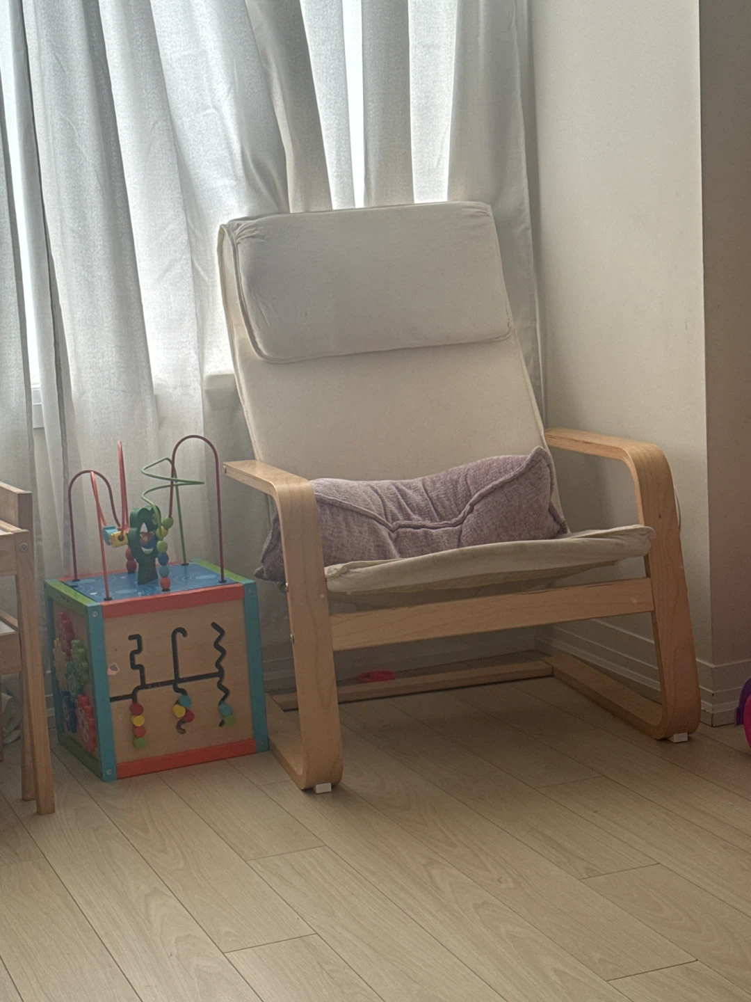 IKEA Poäng armchair - Natural wood/Beige