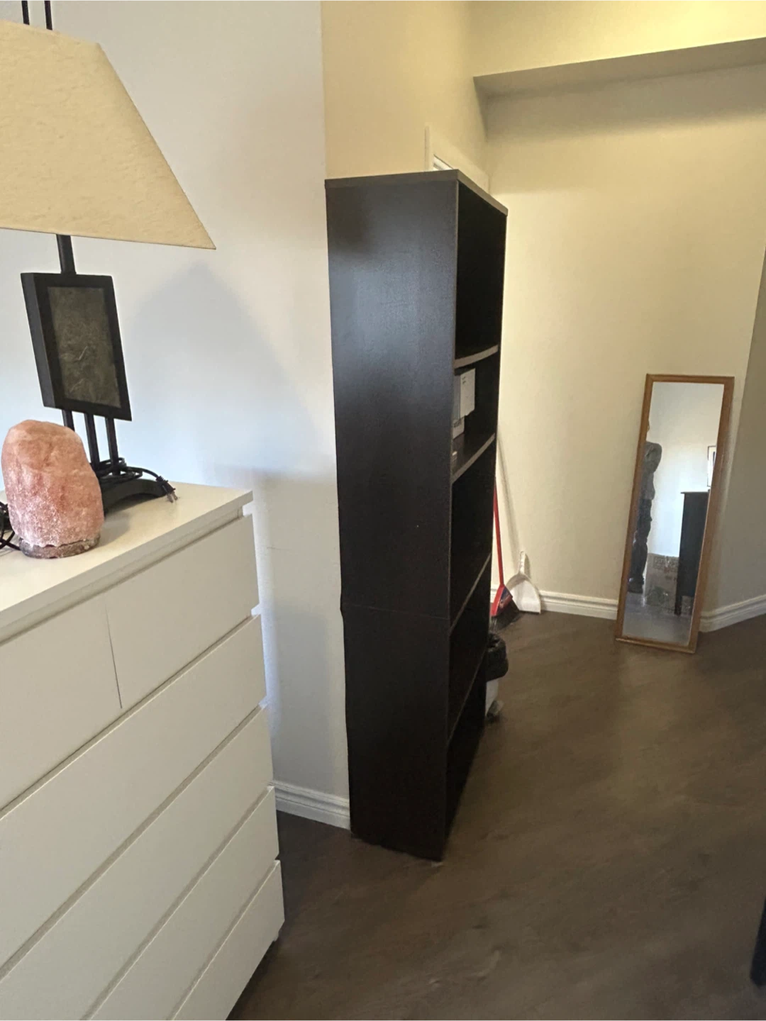Dark Brown 5-Shelf Bookshelf - photo 3
