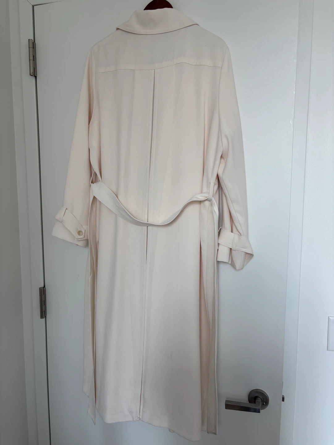 REISS Etta Trench Coat - Cream - UK 10 - photo 4