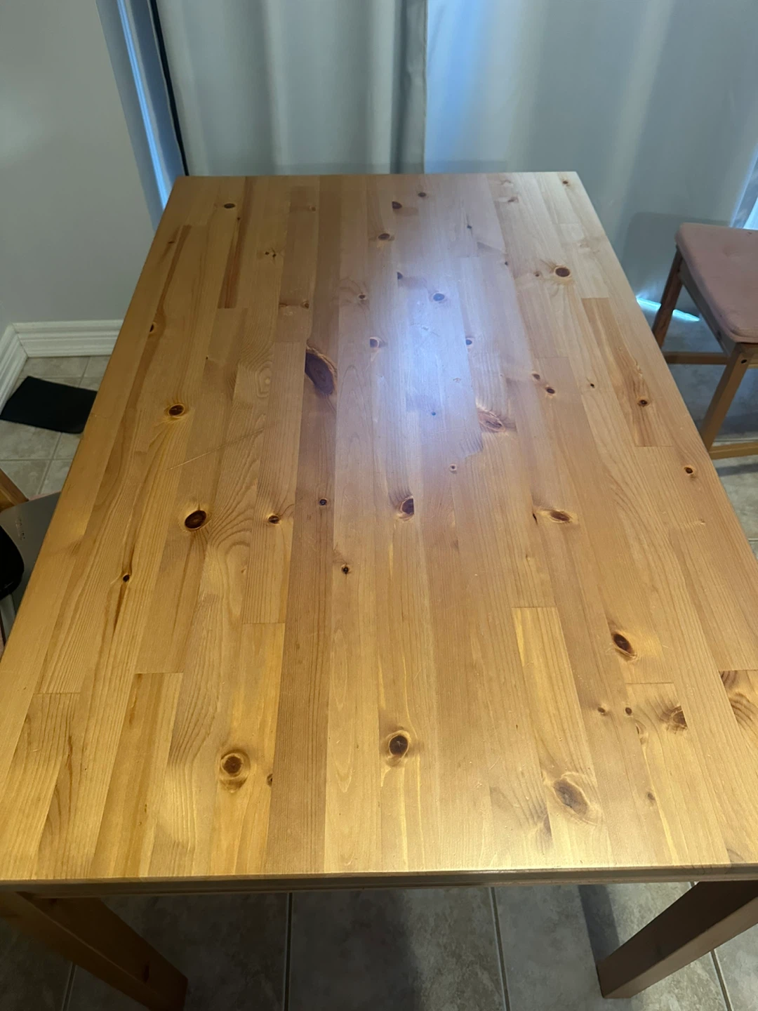 HÄGERNÄS Table and 4 chairs, antique stain - photo 4