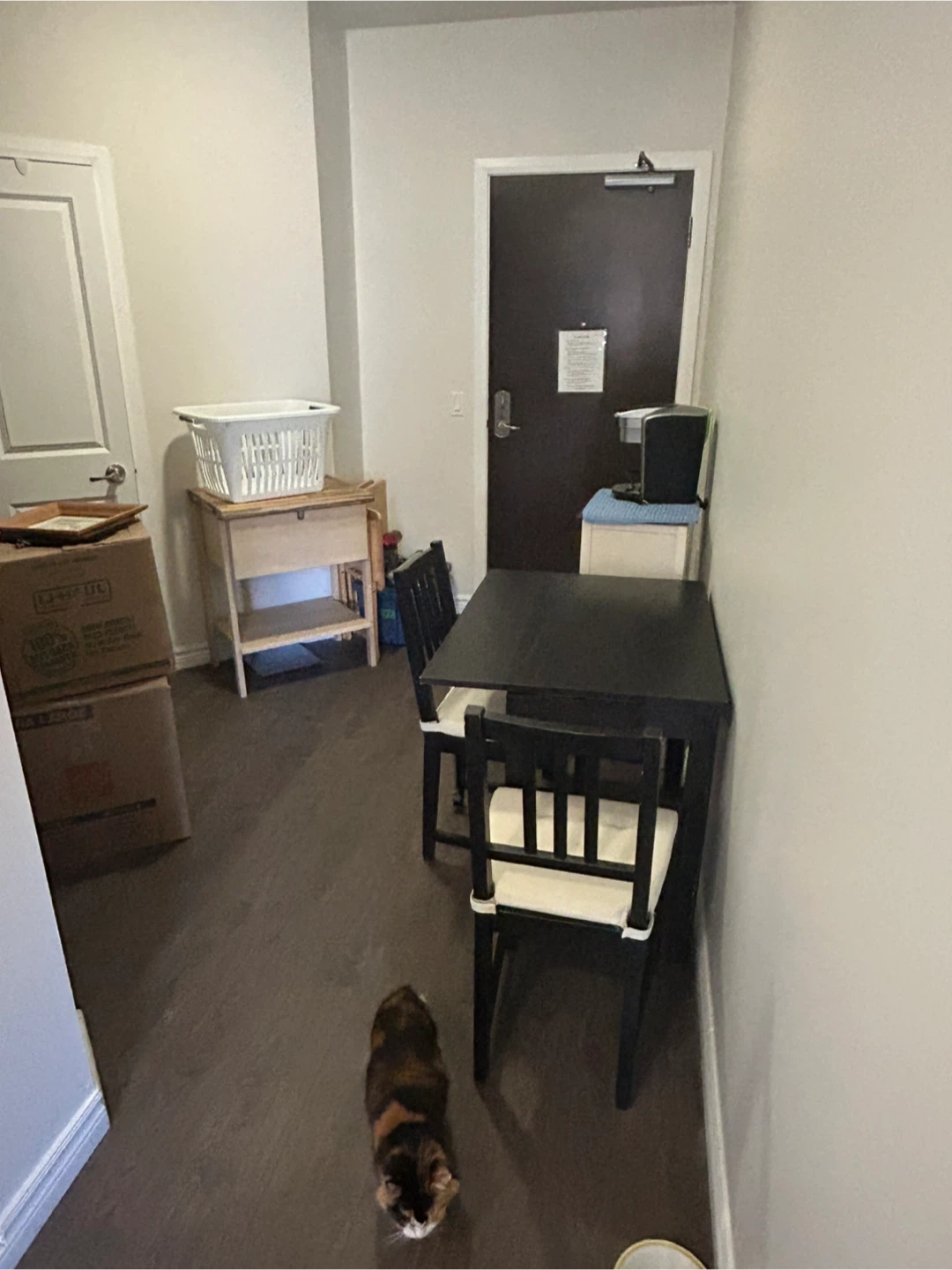 Black Dining Table with 2 Chairs - photo 3