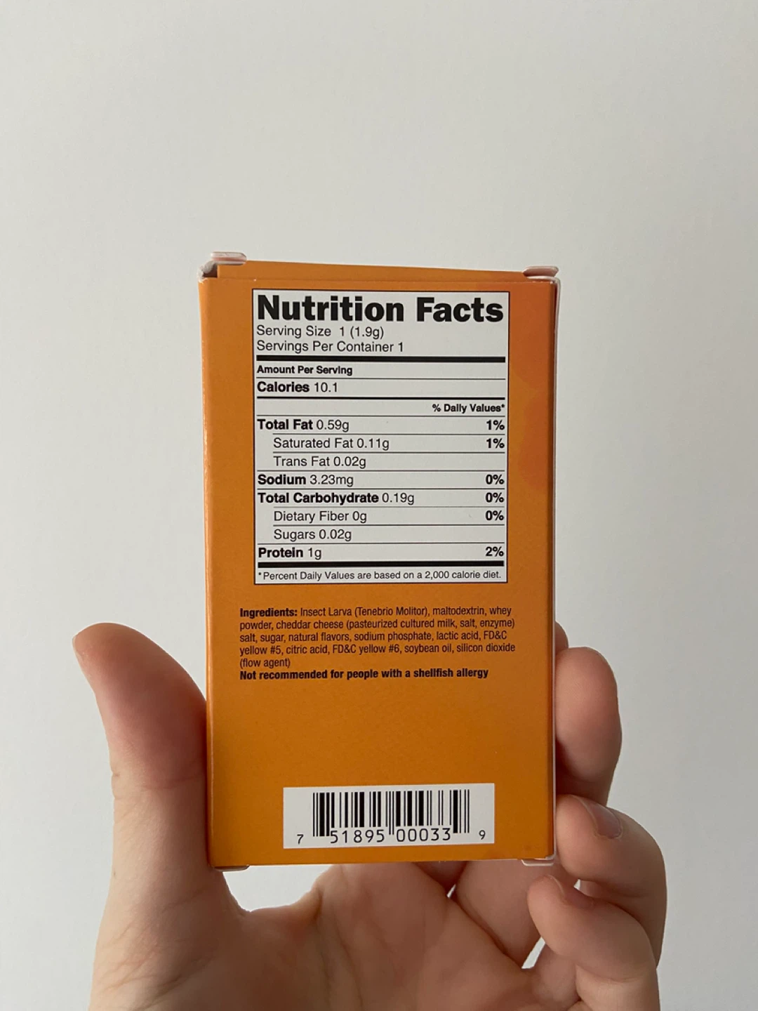 Larvets Original Worm Snax Cheddar Cheese 1.9g - photo 2