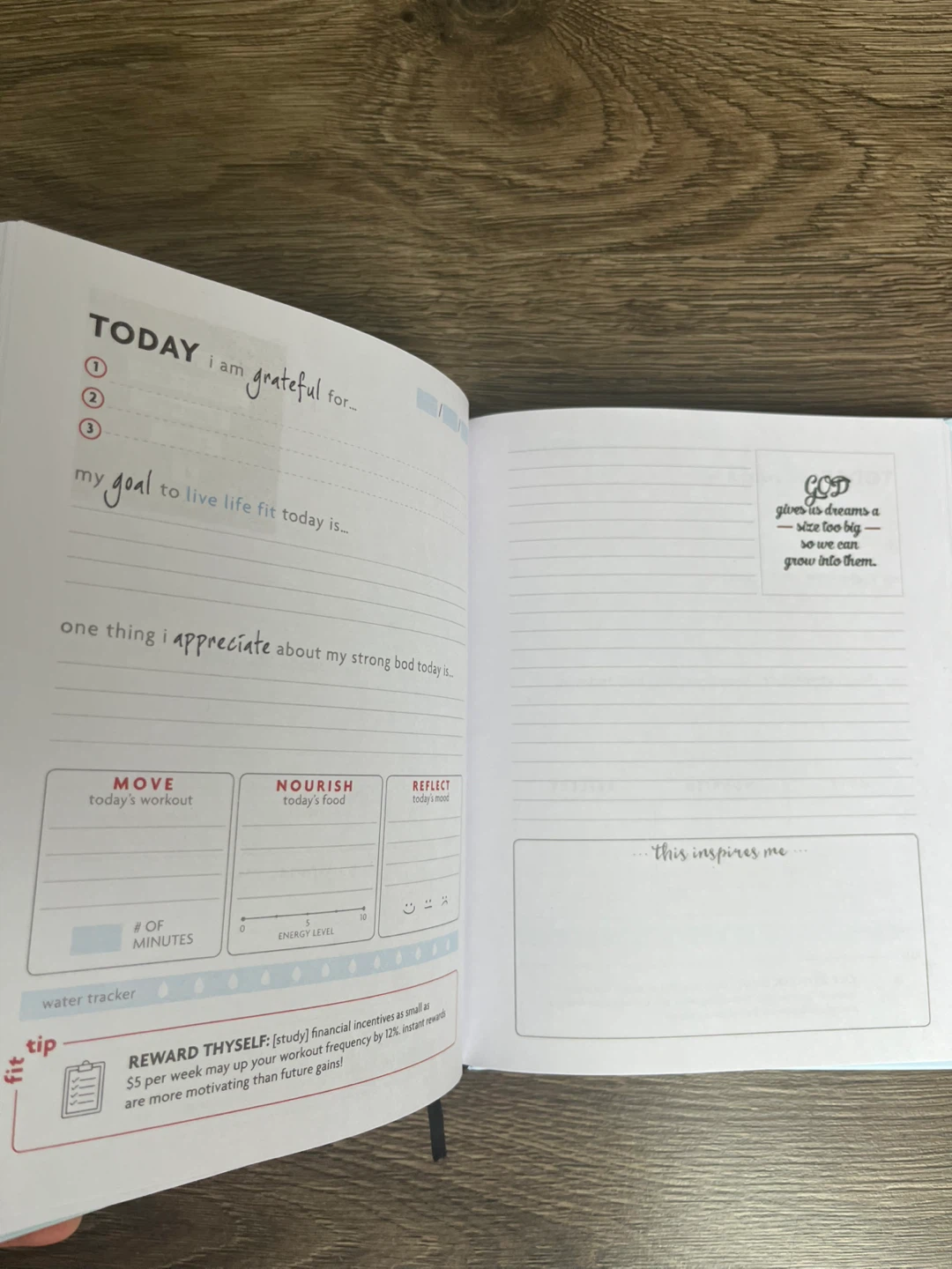 Fitspiration Guided Journal by Markings - photo 2