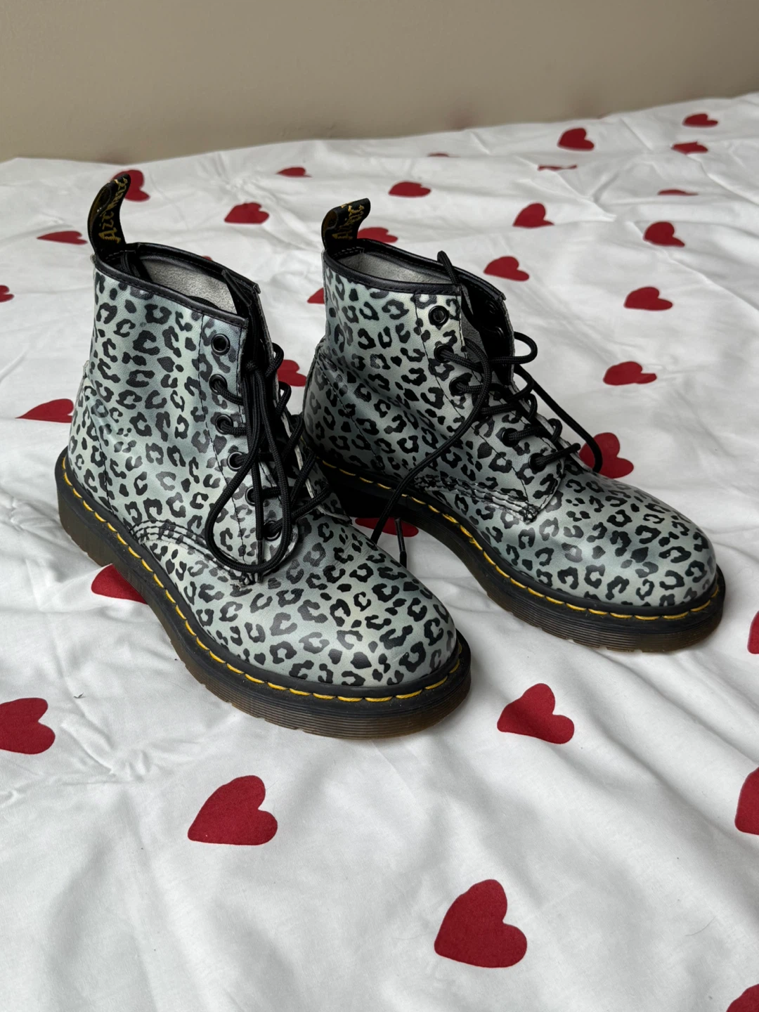 Dr. Martens 101 Leopard Print Boots