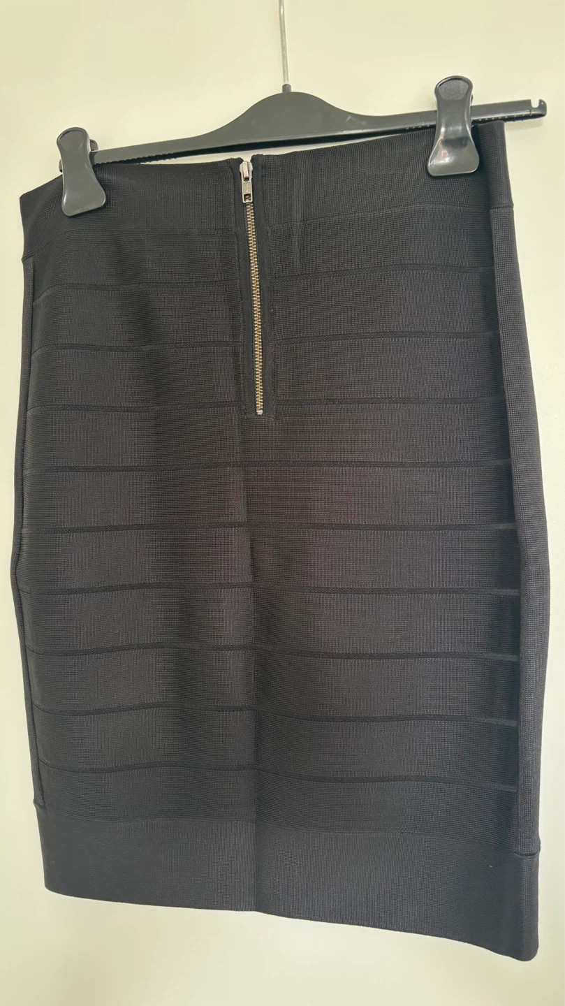 French Connection Black Bandage Skirt Size 10 - photo 2