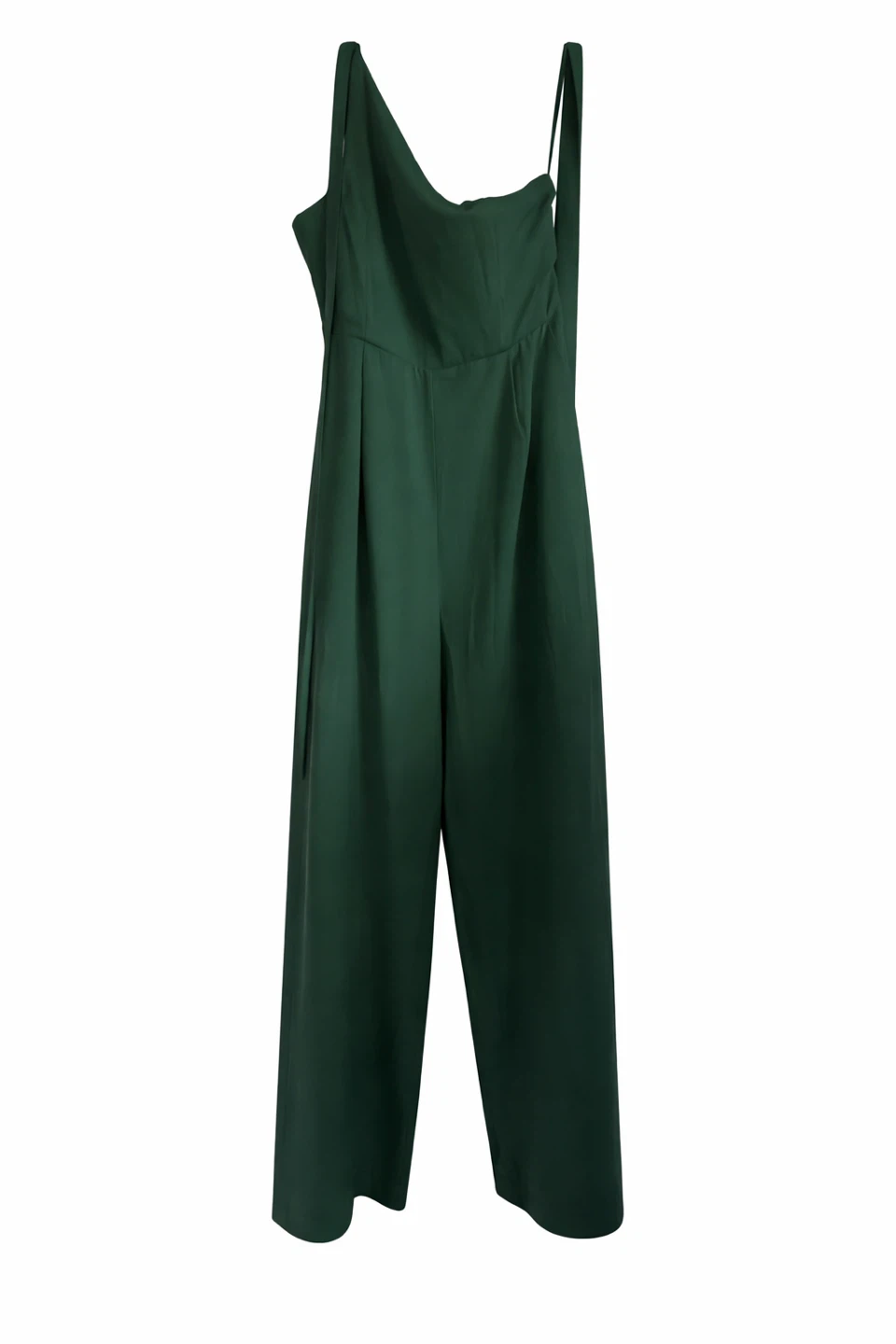 Forest Green One-Shoulder Jumpsuit - photo 2
