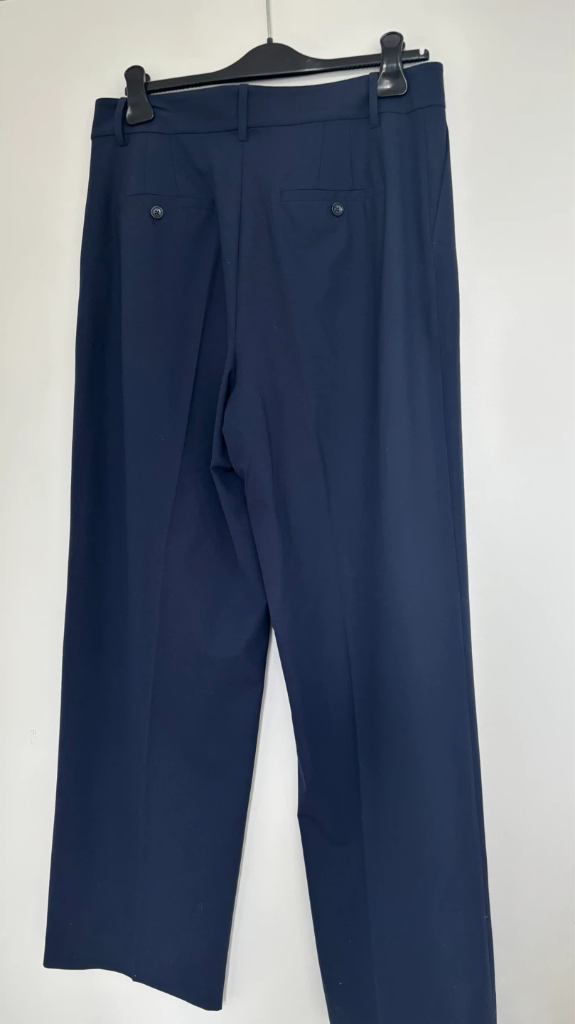 Contemporaine Par Simons Navy Wide Leg Pants Size 12 - photo 2