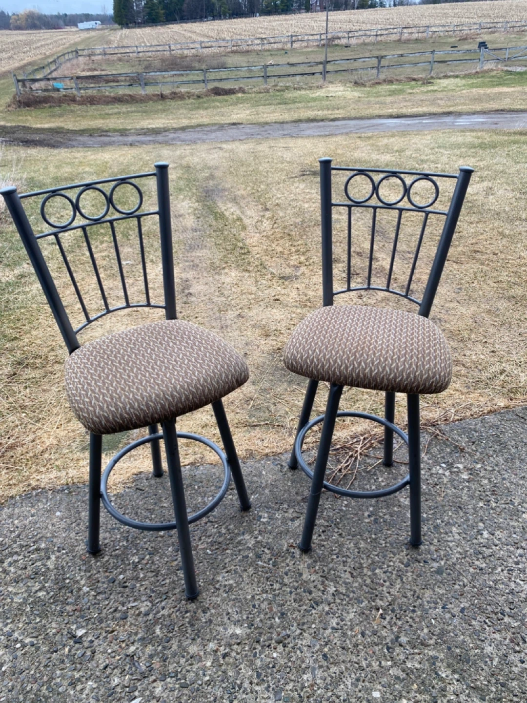 Set of 2 Bar Stools
