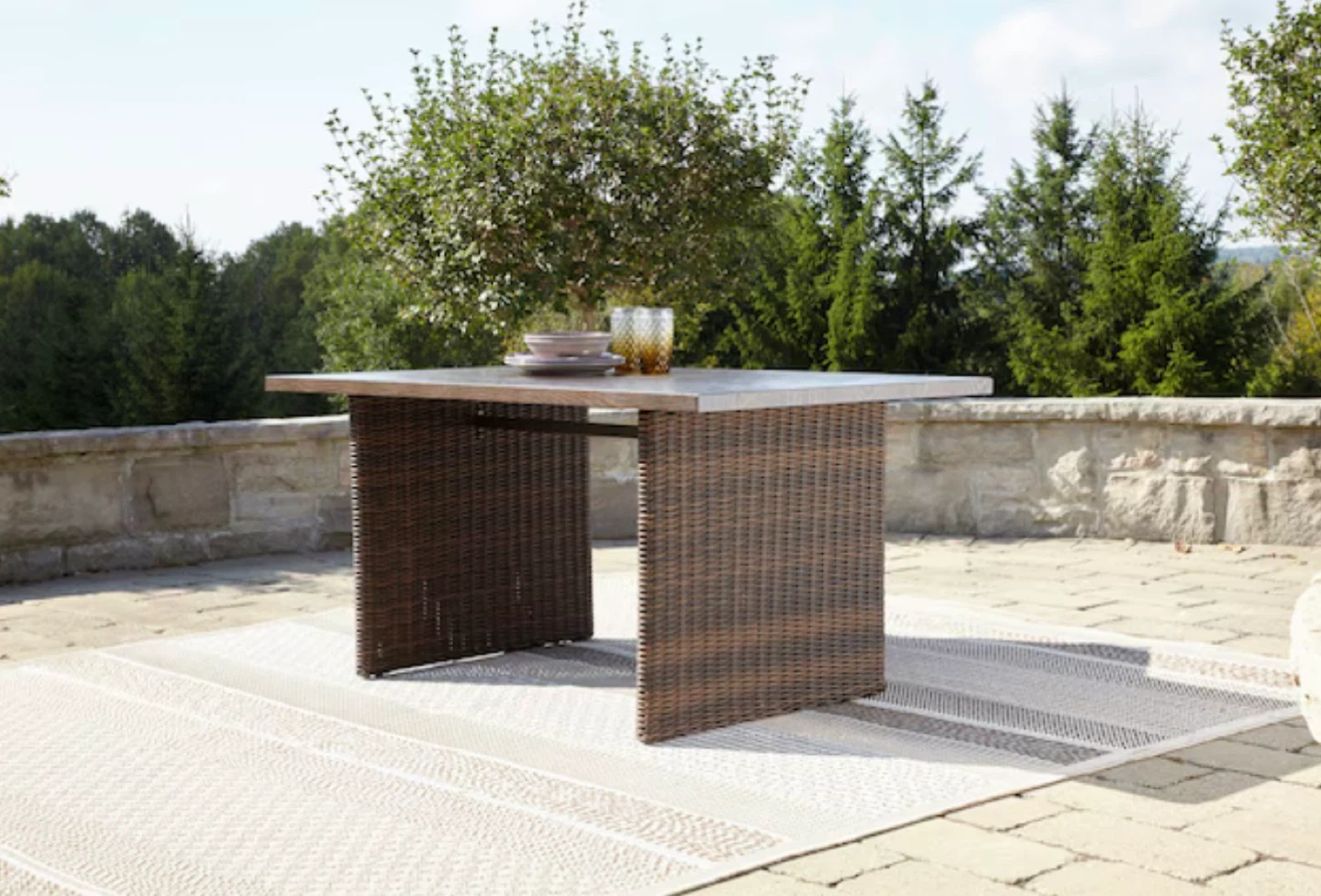 New CANVAS Cambridge Wicker Outdoor/Patio Dining Set, 6-pc - photo 3