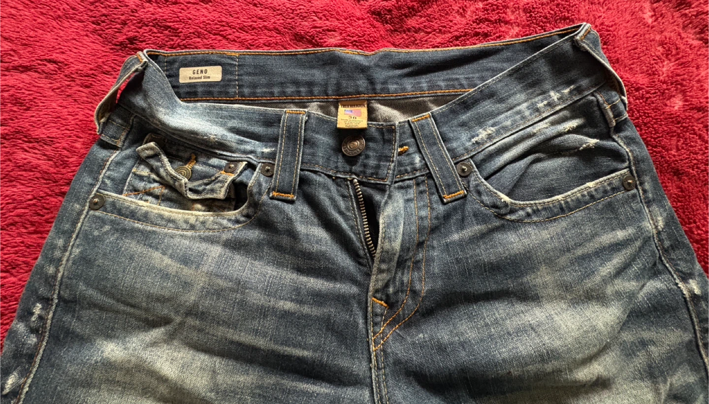 True Religion "Geno" Relaxed Slim Jeans