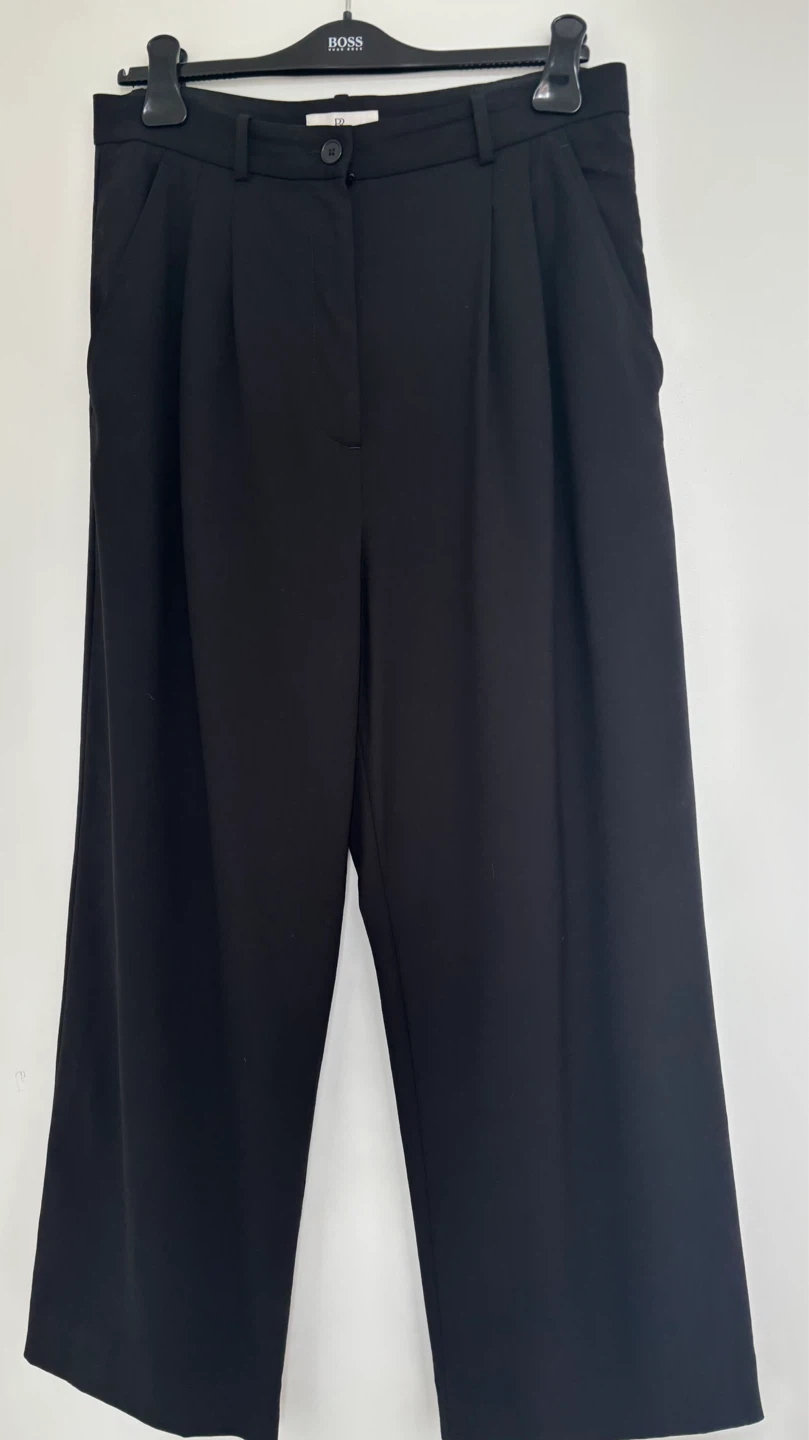 Black Banana Republic Wide Leg Pants Size 12 - photo 2