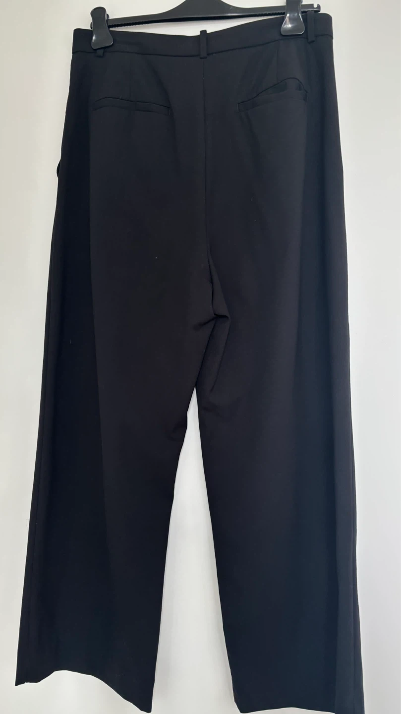 Black Banana Republic Wide Leg Pants Size 12 - photo 4