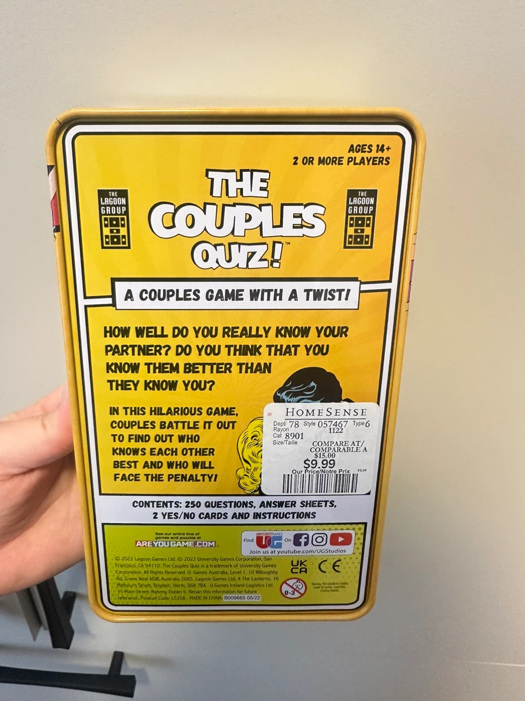 The Couples Quiz! Card Game by Lagoon - photo 2